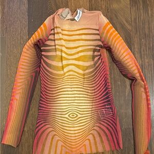 Jean Paul Gaultier Striped Top in Warm Tones